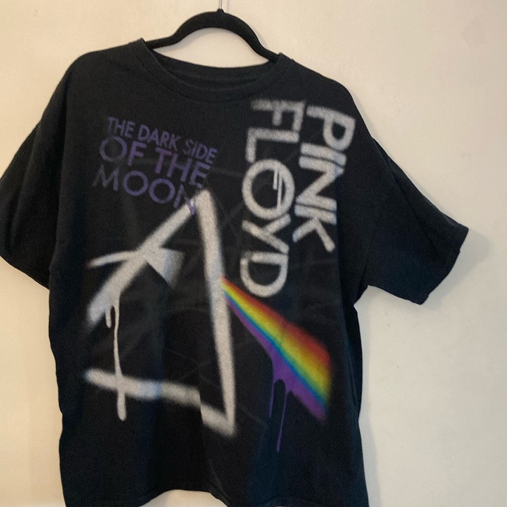 Liquid Blue Pink Floyd The Dark side of the moon t-shirt szXL